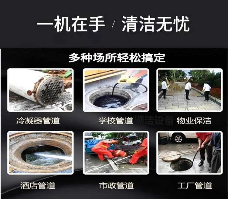 污水排水管道疏通機